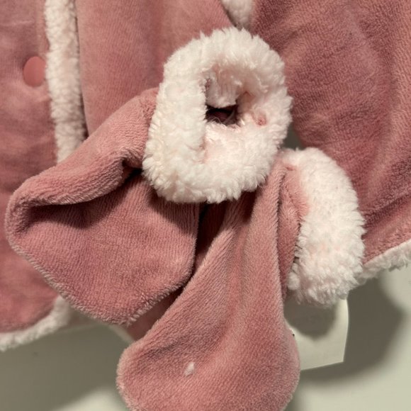 FIRST IMPRESSIONS GIRLS' FOXGLOVE  2 PC COAT AND GLOVES 0-3 MONTHS - Picture 3 of 12